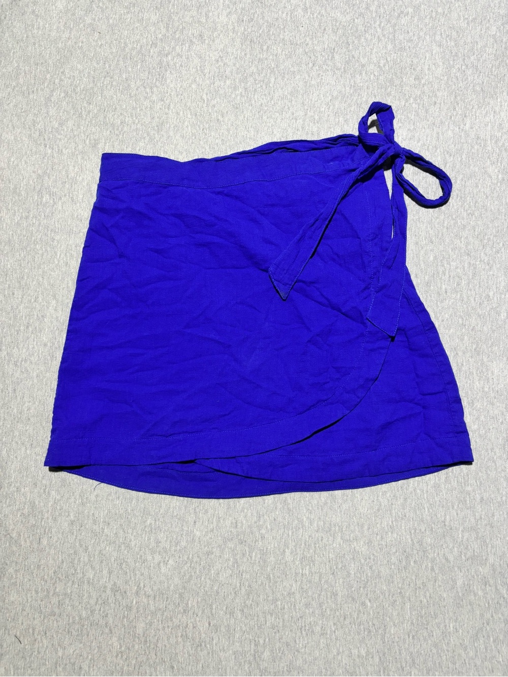 Fabletics Royal Blue Wrap Mini Skirt